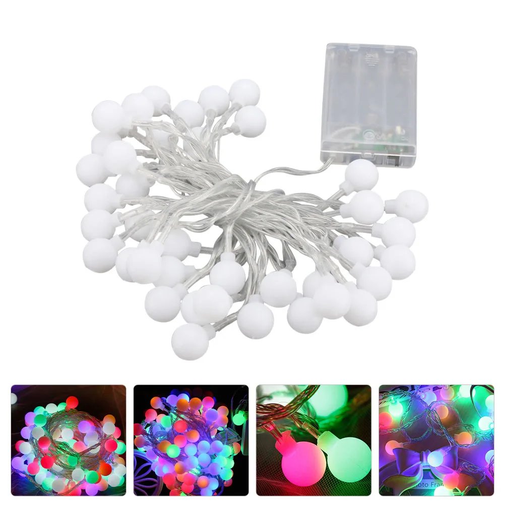 مهرجان استخدام كرة مستديرة النمذجة مصباح سلسلة ضوء رائعتين لتخطيط الحفلات الدعامة هووسورمينغ هدية إضاءة زينة سلسلة #2