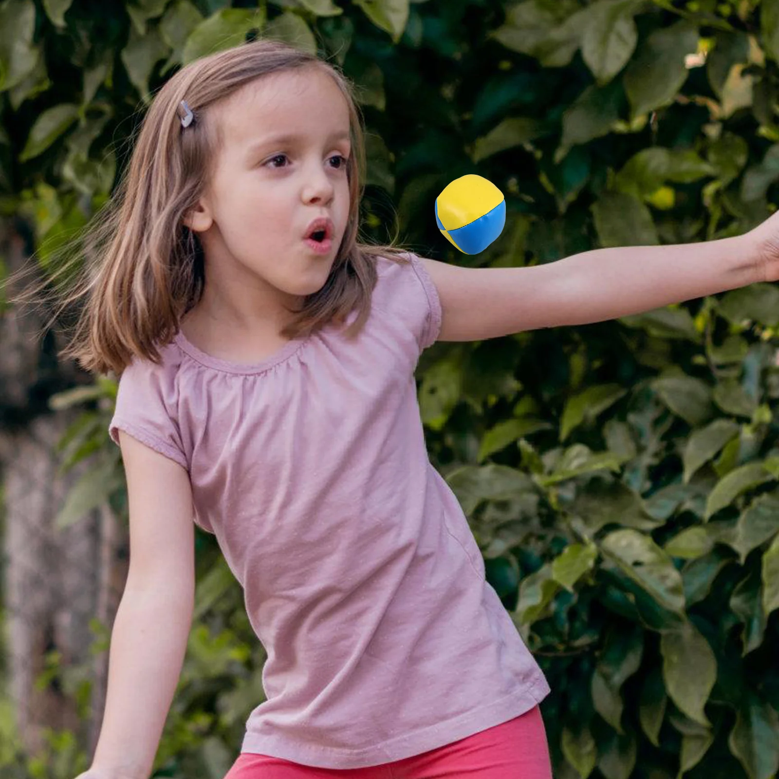 

3Pcs Kids Stage Performance Juggling Balls Soft Grip Colorful Lightweight Hand Eye Coordination Beginners Toss Games