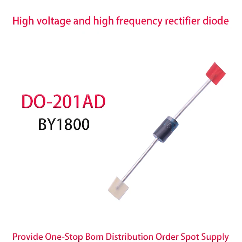 

BY1800 DO-201AD High voltage and high frequency rectifier diode 100PCS