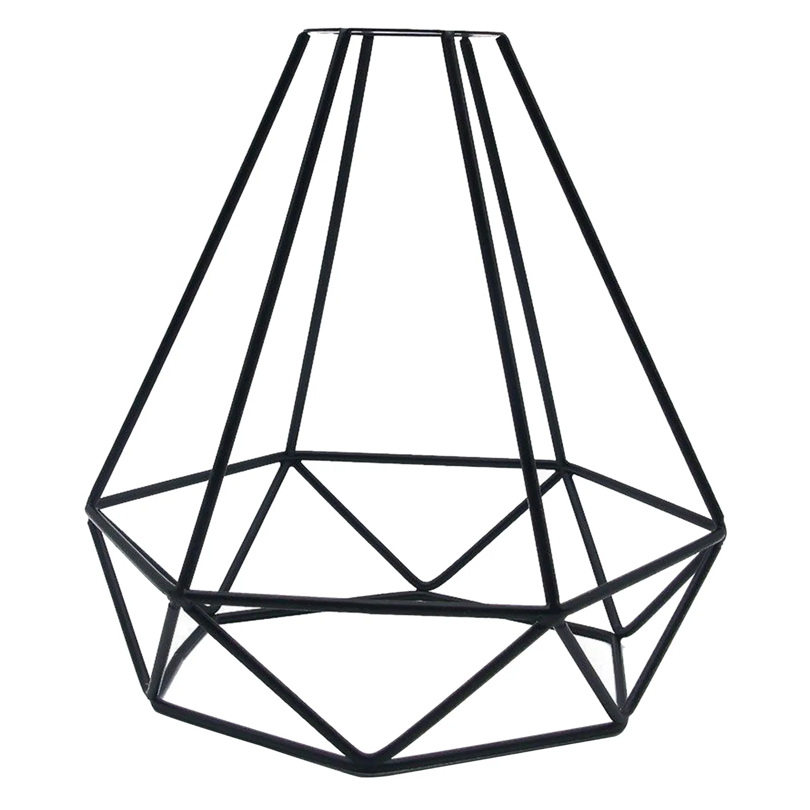 Vintage Iron Wire Cage Hanging Lamp Shade Pendant Light Chandelier