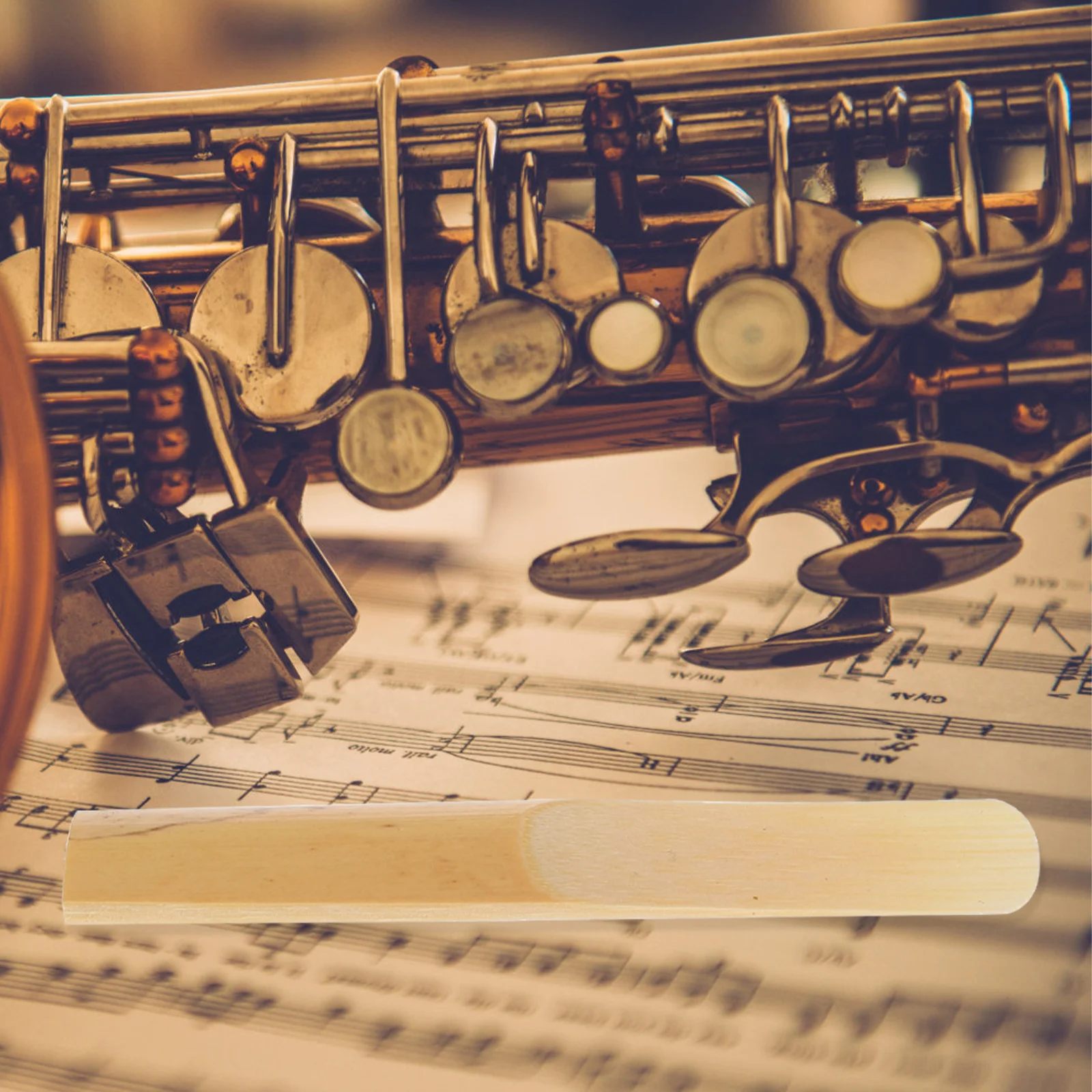 

10Pcs High Quality Clarinet Reeds Traditional Design Compact Tool for Beginners and Professionals Clarinet Reeds