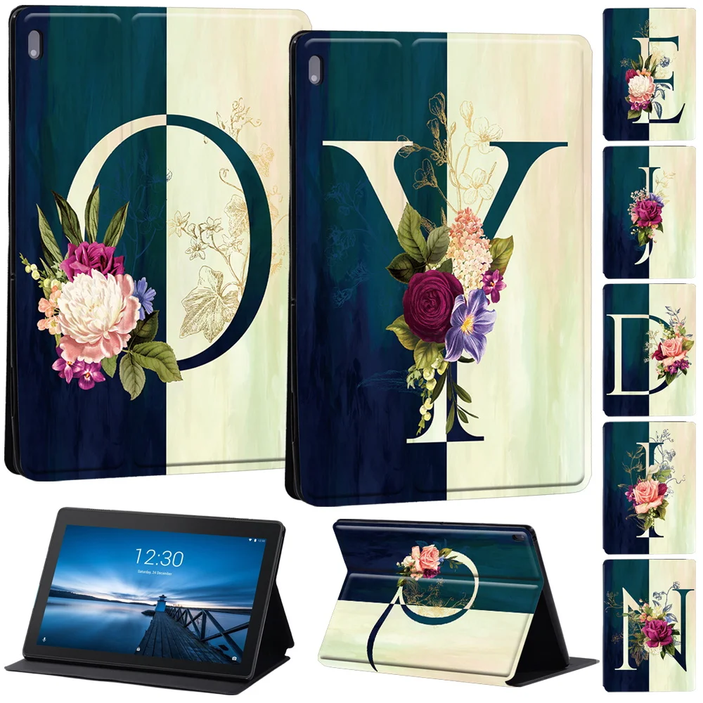 

Tablet Case for Lenovo Tab M10 10.1 Inch M7 M8/E10 TB-X104F Case Tab M10 PLUS TB-X606F/TB-X606X Print Pattern Cover Stylus