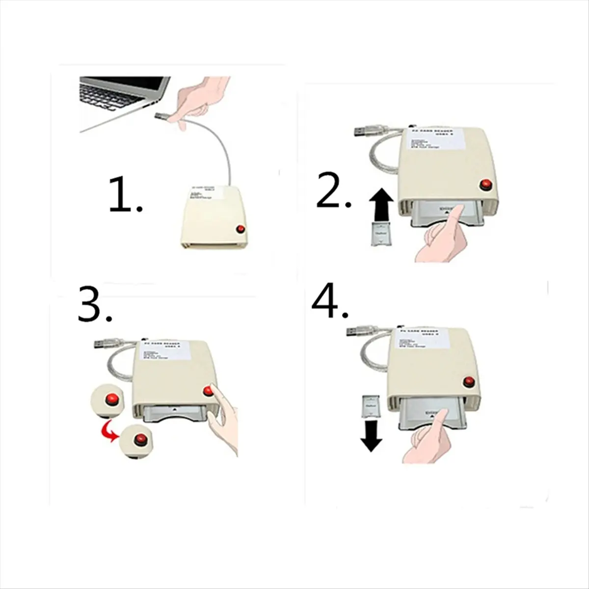 USB 2.0 to 68 Pin PCMCIA Flash Disk Memory Card Reader Adapter Converter for