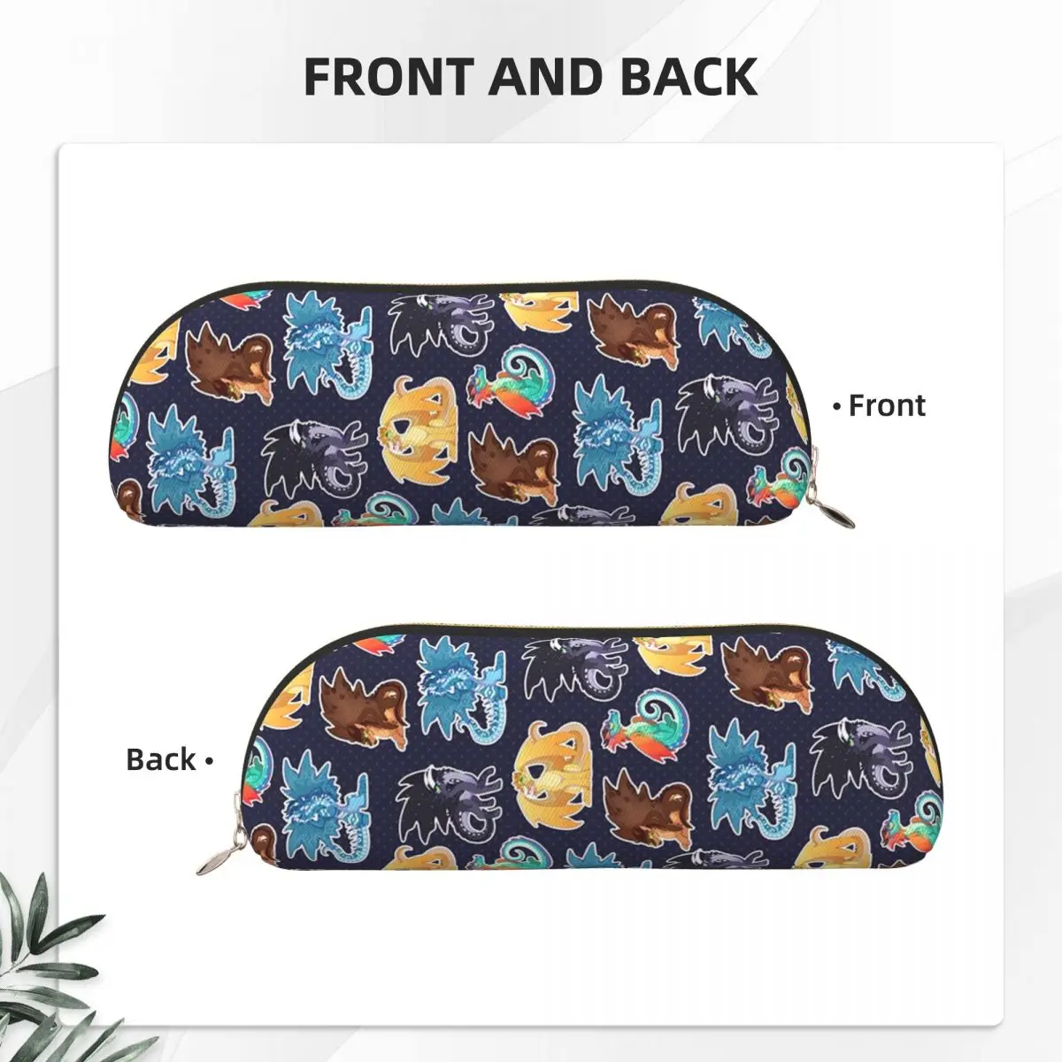 التنينات القدر (أجنحة النار) مقلمة قلم رصاص الحقيبة تخزين لوازم مكتبية تخزين كبير صندوق القلم حقيبة أقلام رصاص