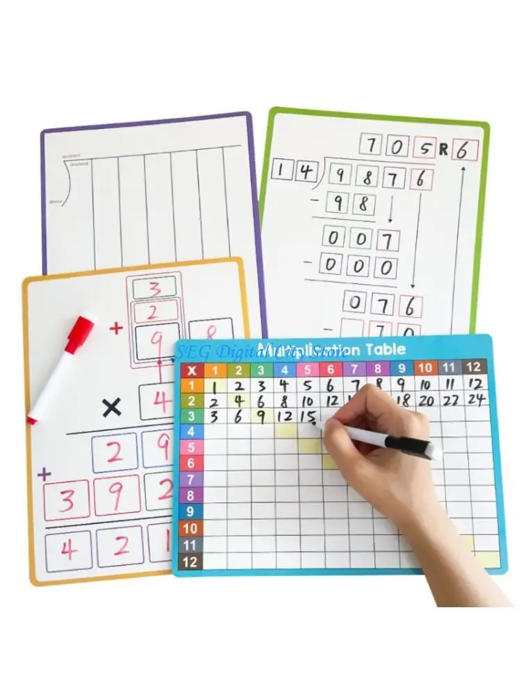 U75B Foldable Practice Board Reusing Whiteboard Writing Sheet For Language Training And Creative Projects Saves Paper Waste
