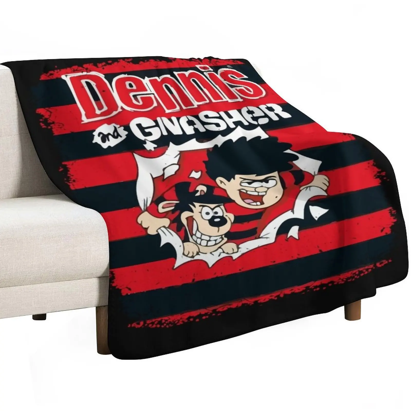 Dennis and Gnasher Throw Blanket Comforter Single Designers heavy to sleep Stuffeds Luxury St Blankets