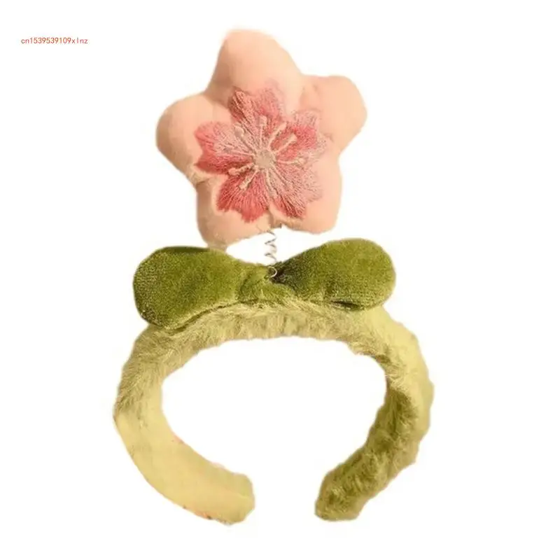 

Girl Flower Fun Hairbands Plush Flower for Photo Studio Photo Props