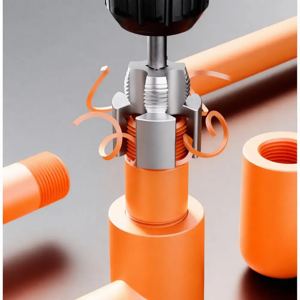 Plumbing Pipe Threading Die Tool For PPR Pipes DN15 DN20 Manual Threading Equipment Internal External Thread Cutter