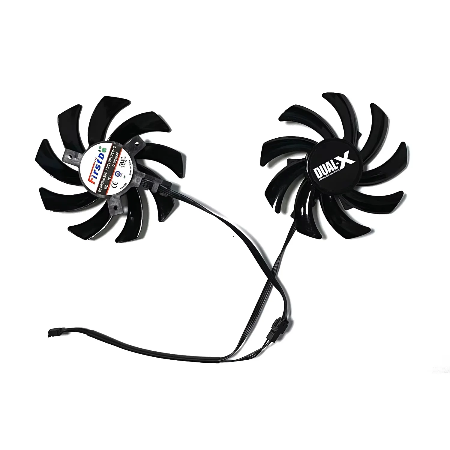 85mm FDC10H12S9-C FD7010H12S For XFX R9 390/390X 8G RX470 RX570 RX580 RS graphics card fan