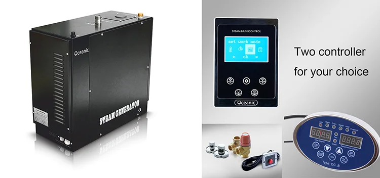 

13.5KW Oceanic Steam Generator with OSX 7" Touch Screen Control Panel 2 Years Warranty
