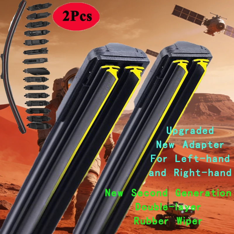 

For Volvo S40 Sedan 644 544 1995 2000 2004 2006 2008 2010 2012 Car Accessories Brushes Double Rubber Windshield Wiper Blades