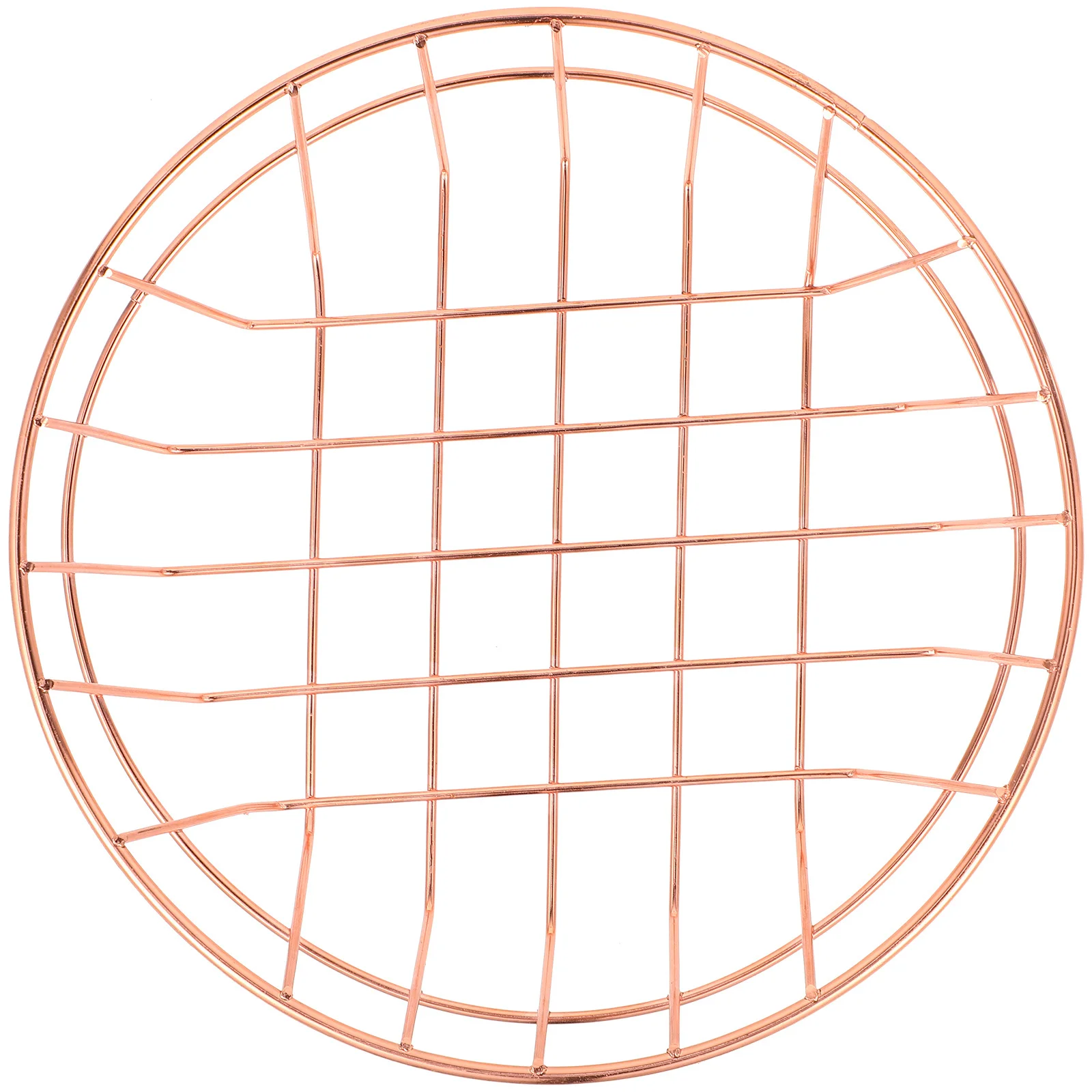 

French Fries Storage Basket Iron Material Fast Food Baskets Large Capacity Fruit Snack Organizer Elegant Home Decor