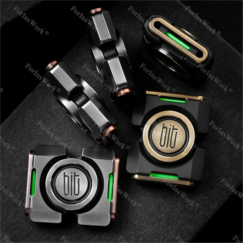 LAUTIE BIT02 Fidget Spinner gyroscope haute vitesse muet mécanique EDC jouet Bit série bureau Gadgets Fidget Spinner adultes