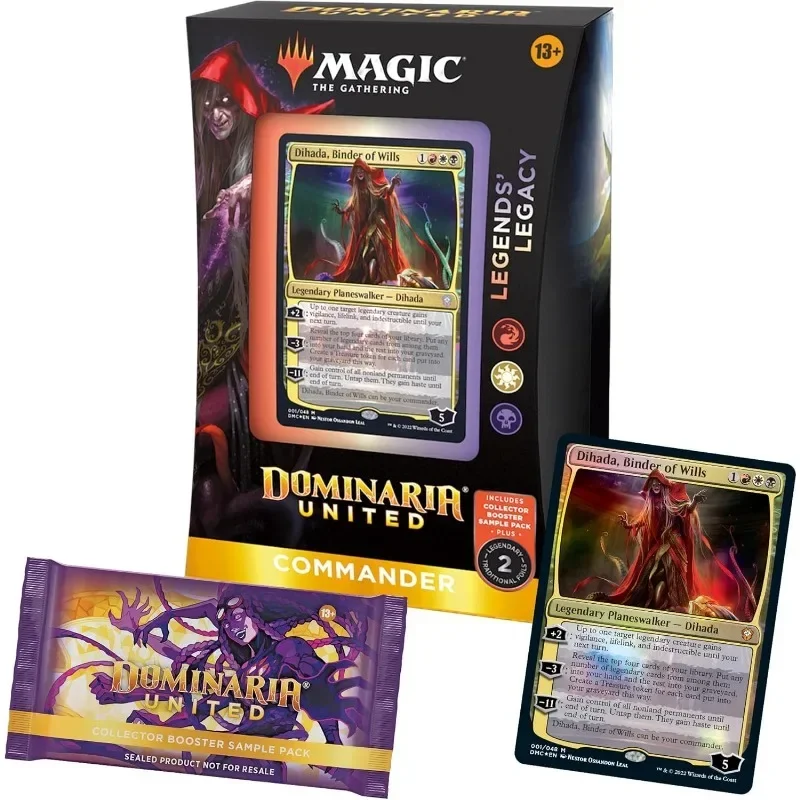 Original Magic The Gathering Dominaria United Card English Commander Decks Collection Trading Cards Children Gifts