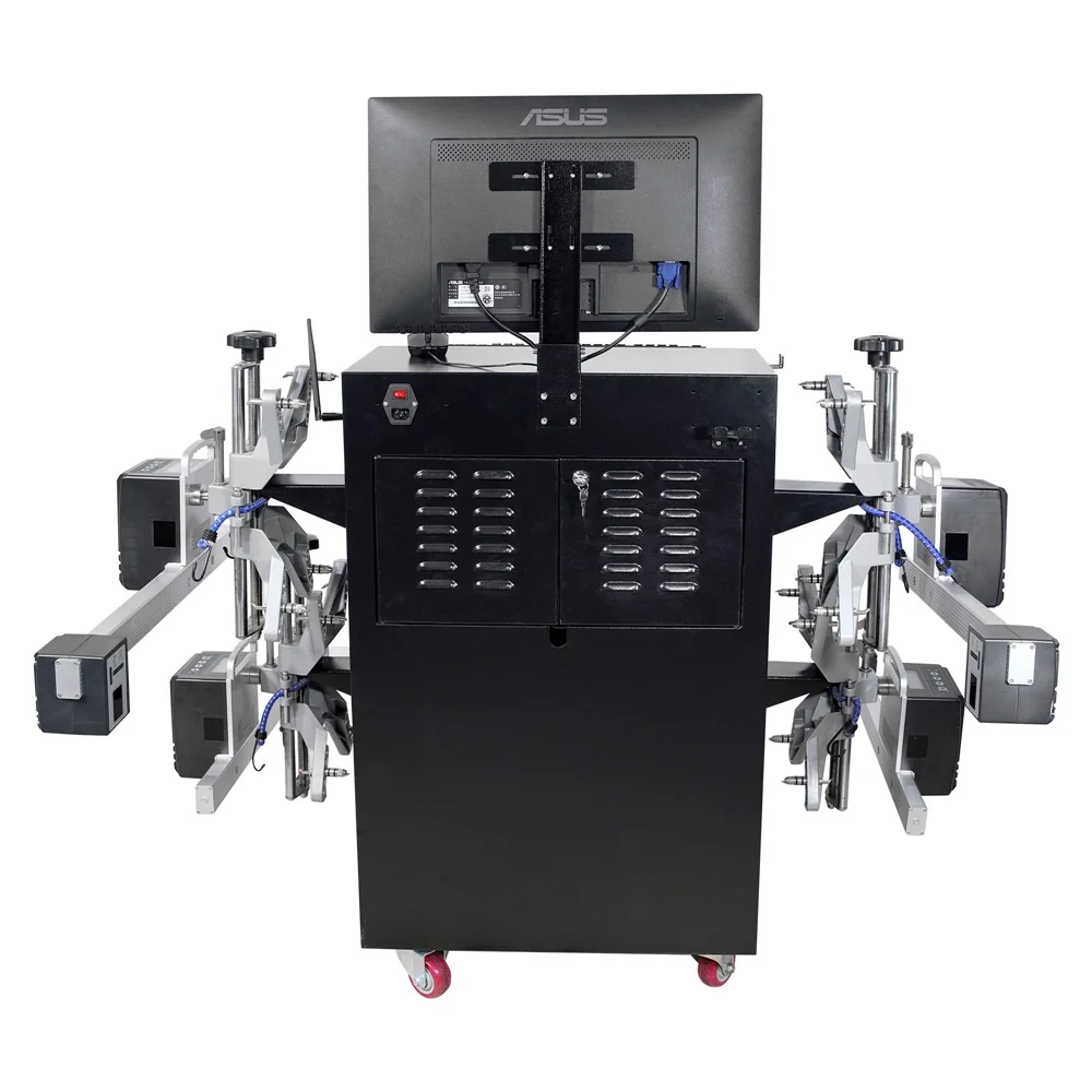 GATmatic Präzise 3D-Werkstatt-Radausrichtungsmaschine CCD-Radausrichtung für LKW- und Autolift-Radbalancer-Ausrüstung