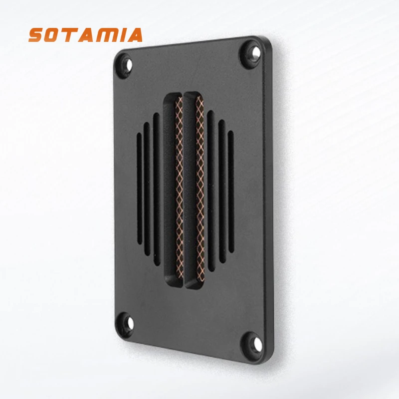 

SOTAMIA 1PCS Square Aluminum Tape Tweeter Pneumatic Fever Speaker 4 Ohm 15 Watt Tweeter Home Theater Sound System