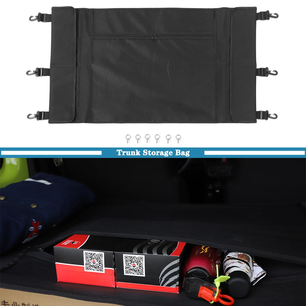 

Сумка для хранения заднего багажника автомобиля, сетчатый багажник для Suzuki Jimny 2019 2020 2021 2022 2023 2024 2025, аксессуары для интерьера