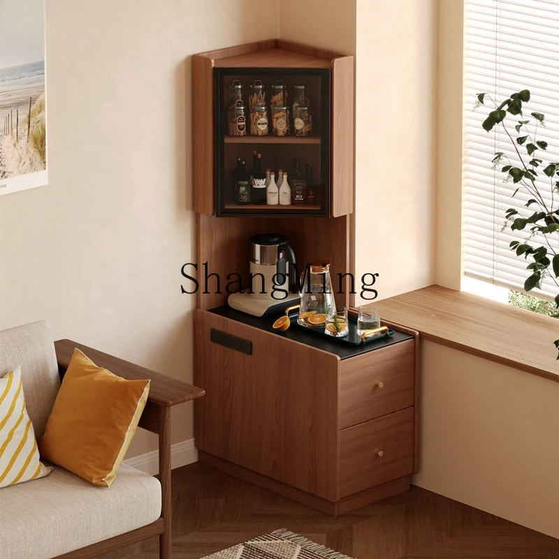 

FG corner rack corner tea table corner bedside storage cabinet living room side cabinet