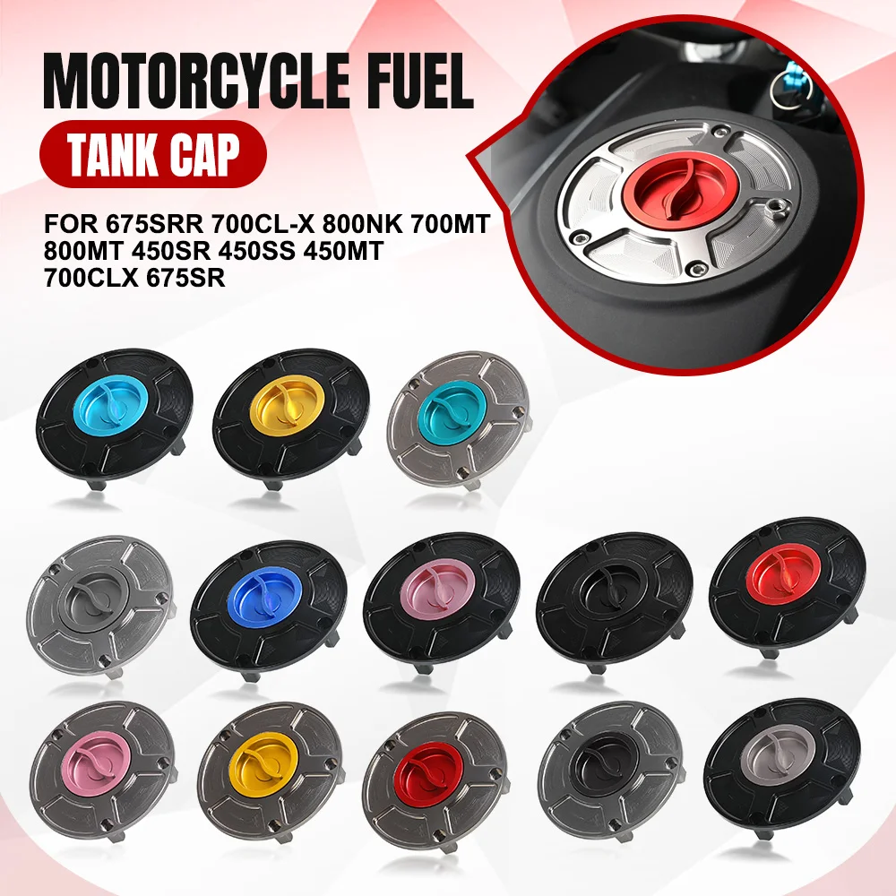 

For CFMOTO 675SRR 700CL-X 800NK 700MT 800MT 450SR 450SS 450MT 700CLX 675SR Motorcycle Quick Release Fuel Cap Gas Tank Cover