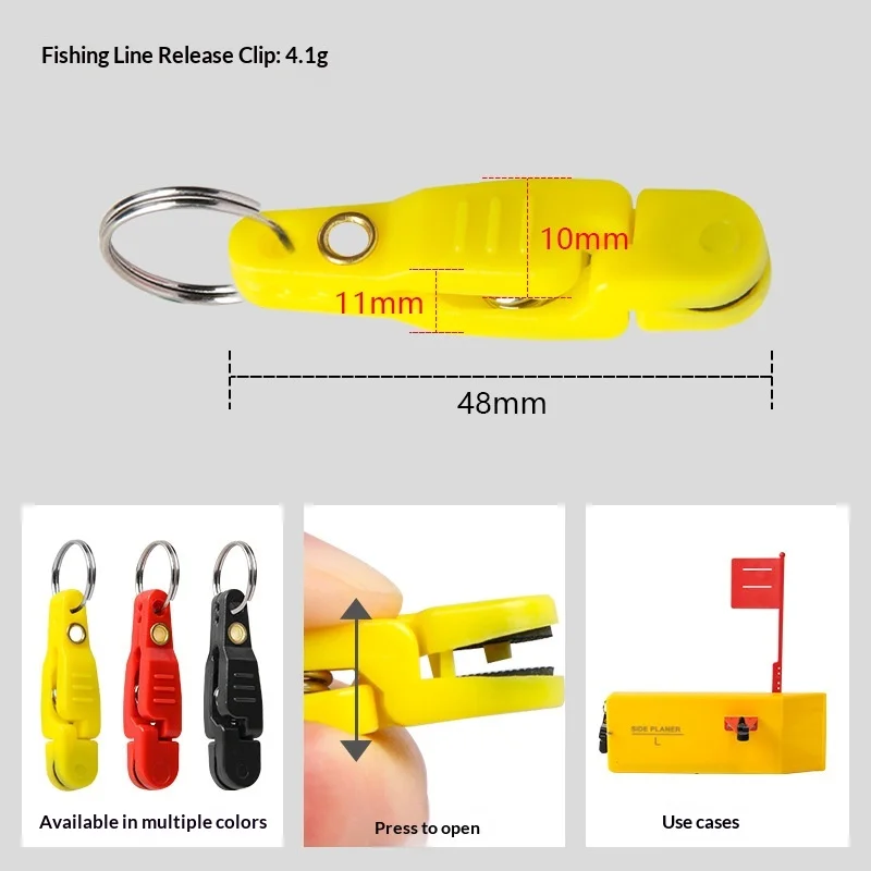 Outrigger Downrigger Release Clips for Trolling Durable and Convenient Trolling Clips Fishing Tool Sea Fishing Accessories
