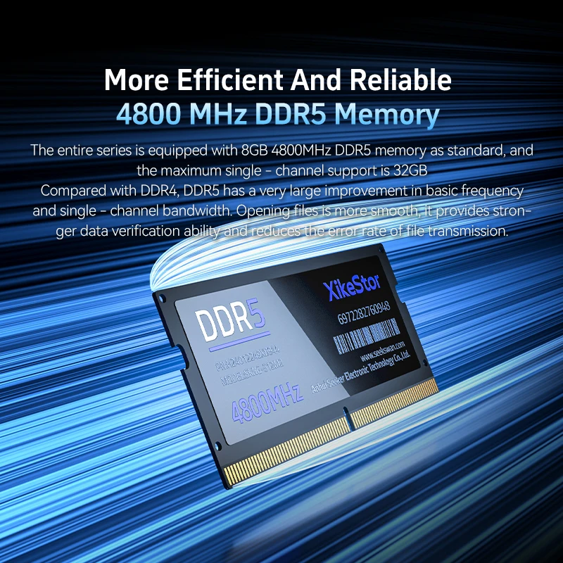 XikeStor DIY NAS Server 4-Bay SATA 4x M.2 NVMe SSD 2.5GbE تخزين منافذ LAN المزدوجة للمكتب المنزلي