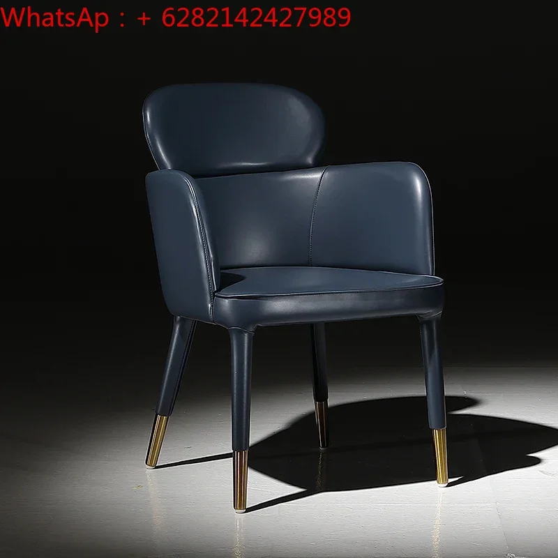 The bedroom helps  negotiation chair hotel customizes  armchairthe luxurious back dining  designer