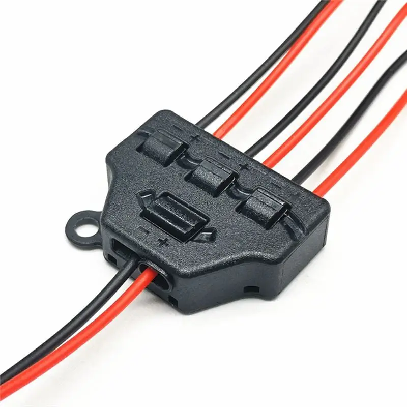 B05C-6 Ports Quick Connect Out Line Splitter Lighting LED Strip Model Lghts Railway Layout