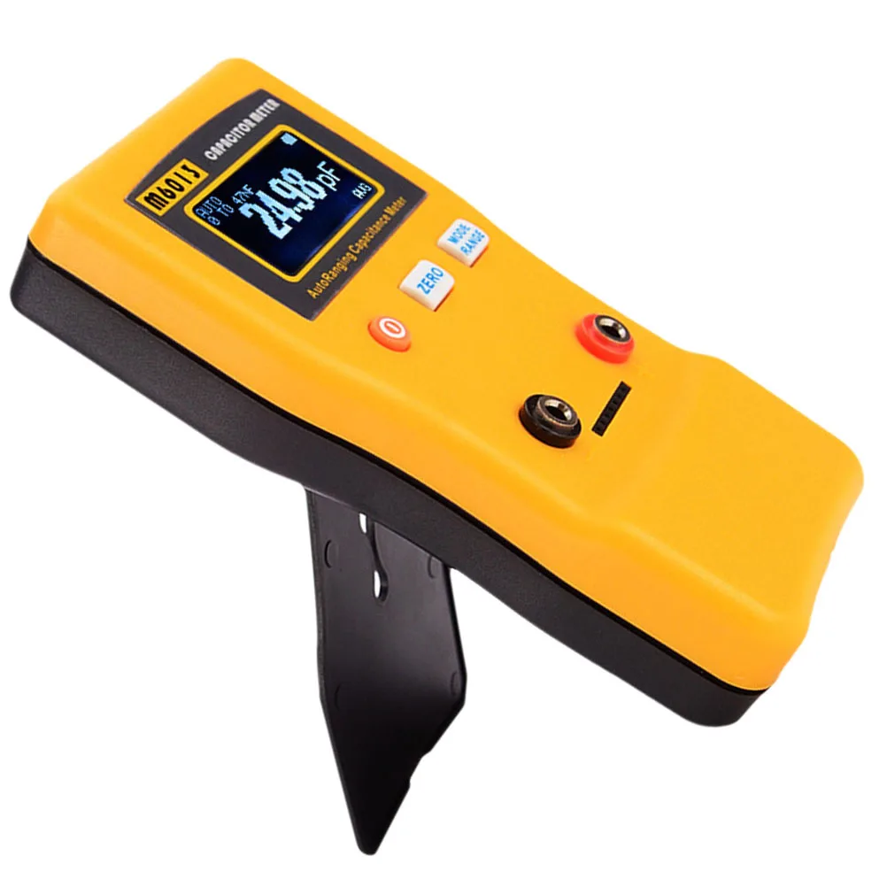 1 قطعة اختبار مكثف السيارات تتراوح السعة الرقمية متر المحمولة قياس مكثف أداة اختبار للدوائر الإلكترونية #5