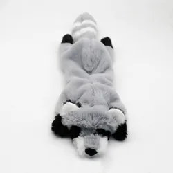 Dog Chew Toys Squeaker Squeaky Pet Dog Plush Toys Raccoon Doll For Small Medium Large Dog Pets Supplies 1PC