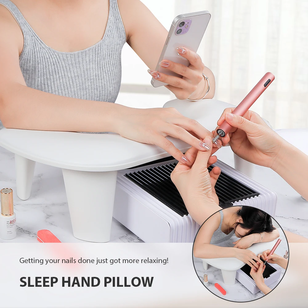 

Manicure Hand Rests Holder Nail Art Hand Pillow Manicure Nail Cushion Two Hands Support Table Arm Rest Cushion Stand For Nails