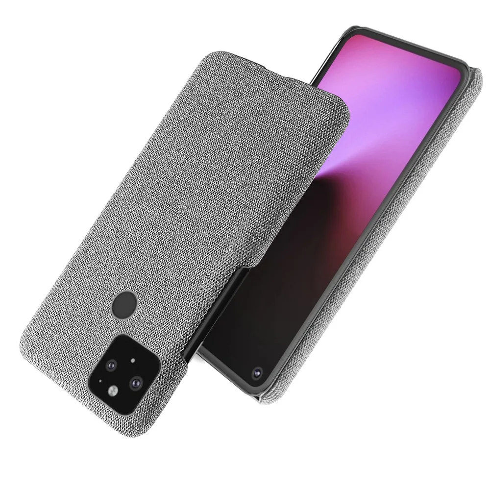 For Google pixel 5 case 5G Soft Premium Fabric and Anti-Slip Grip Case for Google pixel 5 5A 6pro 5G Cover