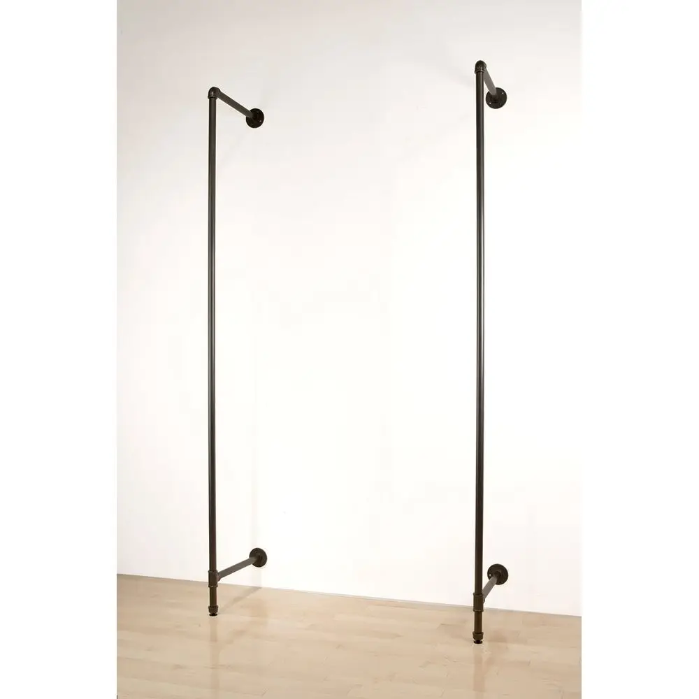 

Пара антрацитово-серых профильных стоек для наружных опорных стеновых систем