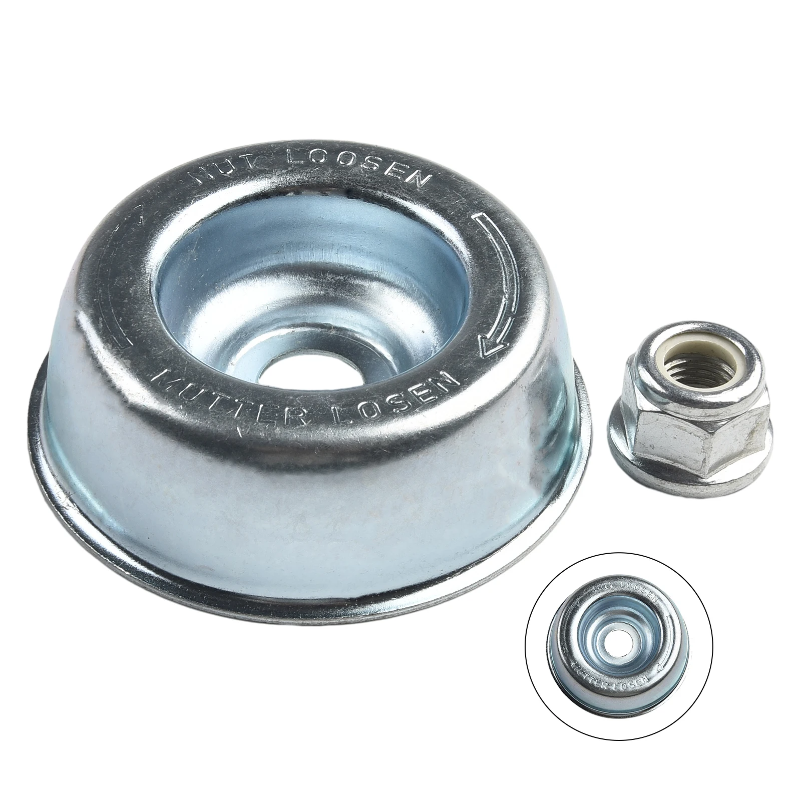 Tapa de placa para correr, cubierta protectora + tuerca para desbrozadora Motor Sense FS 36 40 44 85 90 120 KM, piezas y accesorios para cortadora de hilo