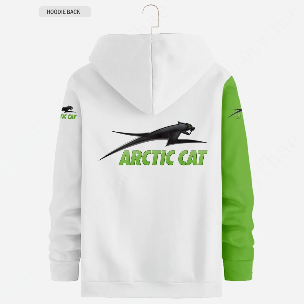 Sweat-shirt décontracté Arctic Cat pour hommes et femmes, sweats à capuche Anime, pull Essentials, vêtements unisexes, sweats à capuche zippés Harajuku, impression 3D