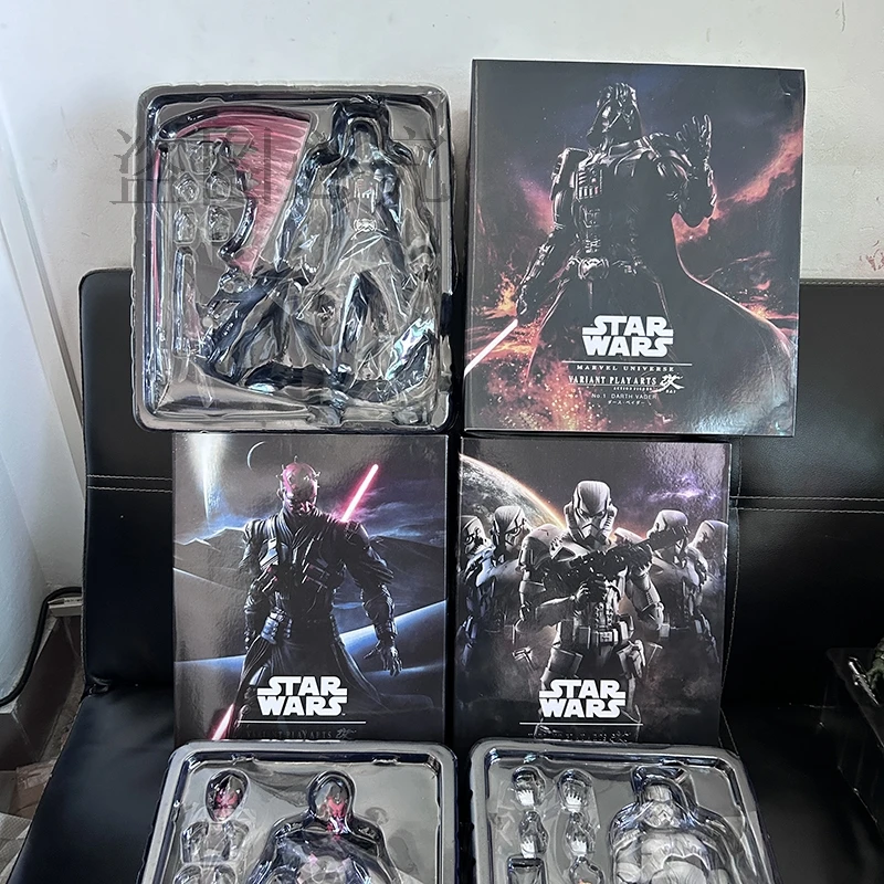 Play Arts Boba Fett Darth Vader Maul Stormtrooper Star Wars Figure Action Figures Model Toys Joint Movable Doll Desk Decor