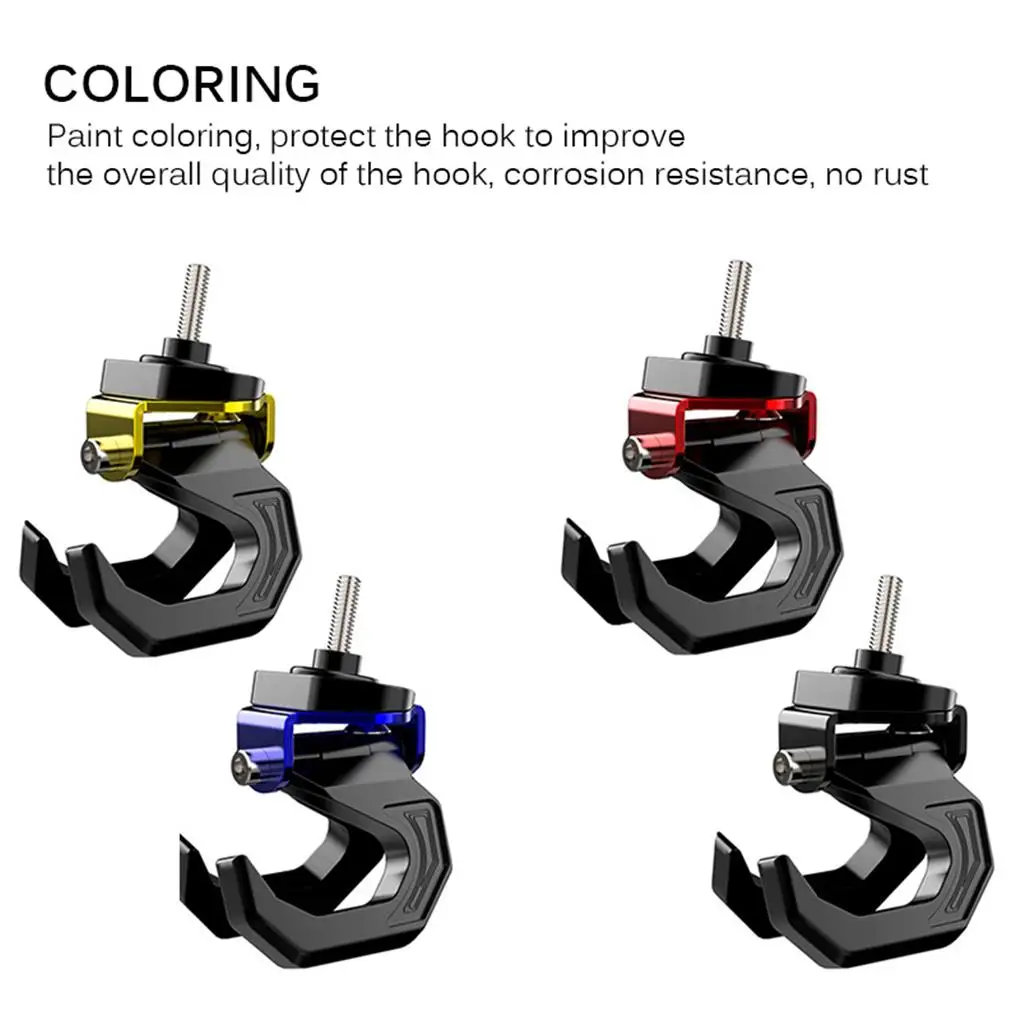Electric Scooter Hooks Simple Bike Shelf Tube Storage Hanger Buckle Hooks Hooks Ebikes Portable Double Metal Helmet Rack
