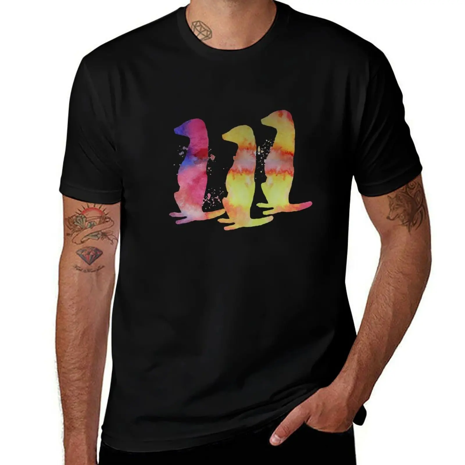 Meerkats T-Shirt Lightweight Basic Short Sleeve Shirt