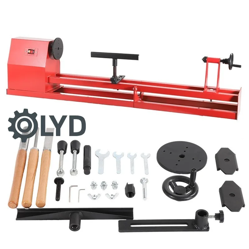 Factory Mini Multifunction Small Lathe Woodworking CNC Automatic Lathe Home Wood Turner Machine
