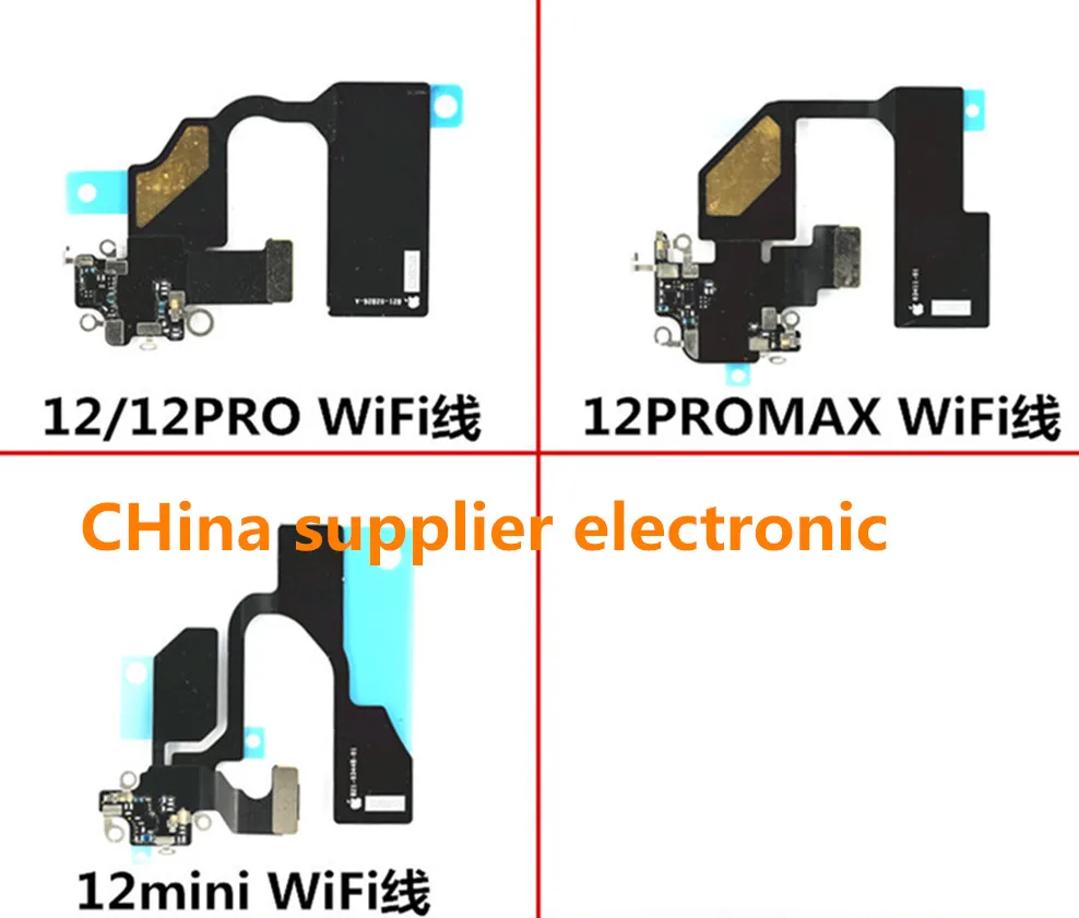 5pcs WiFi Flex Cable per iPhone 14 13 12 11 Pro Max Wireless wi-fi Signal Antenna Ribbon Parts