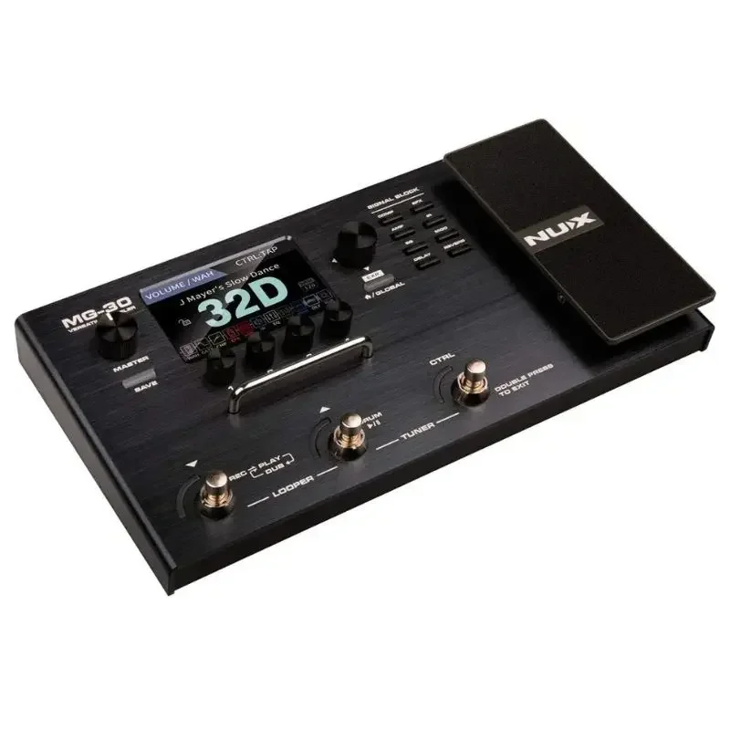 NUX MG-30 Pro-Level Modeling Multi-effects Processor HD Amp Models Guitar Effects Amplifier For Electric Guitar