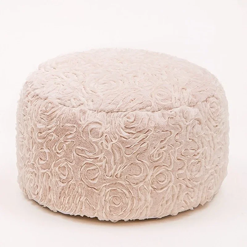 Lazy Chairs Futon Cushion On The Ground Tatami Shoe Changing Stool Vanity Chair Ottoman Footrest Home