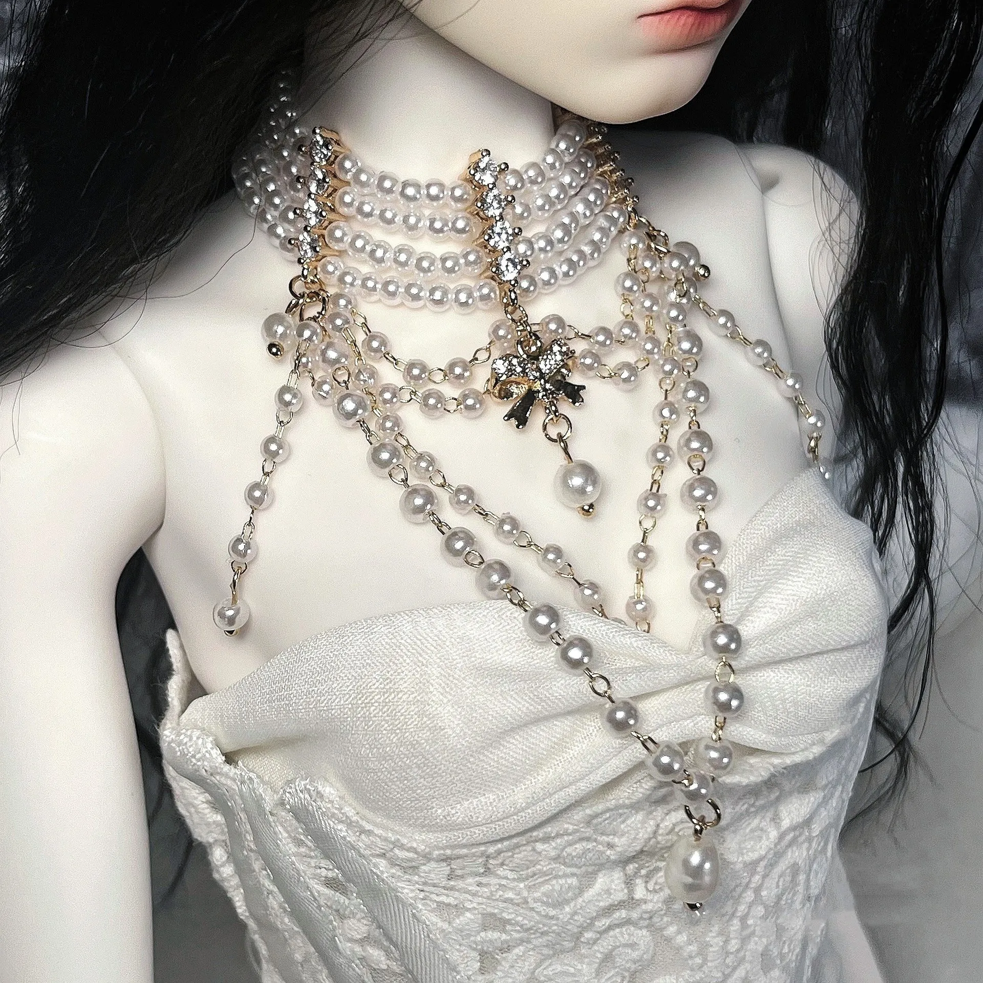 

Delicate 1/3 BJD Necklace 1 Piece， 68-70CM Height Doll Jewelry Accessories