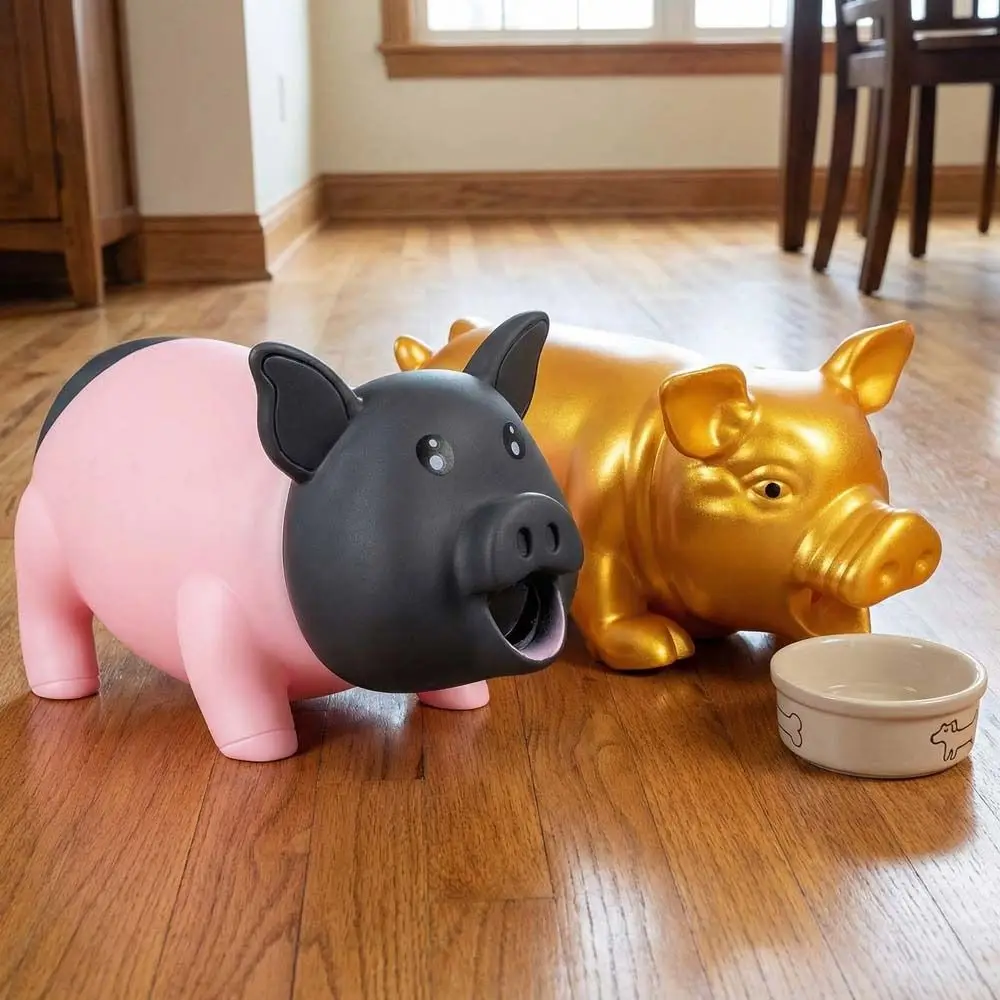 Big Fat Pig Fat Pig Squeeze Sound Squeeze Function Squeak Sound Pets Dog Shrilling Noise Vent Design Squeak Vent Pig Sound