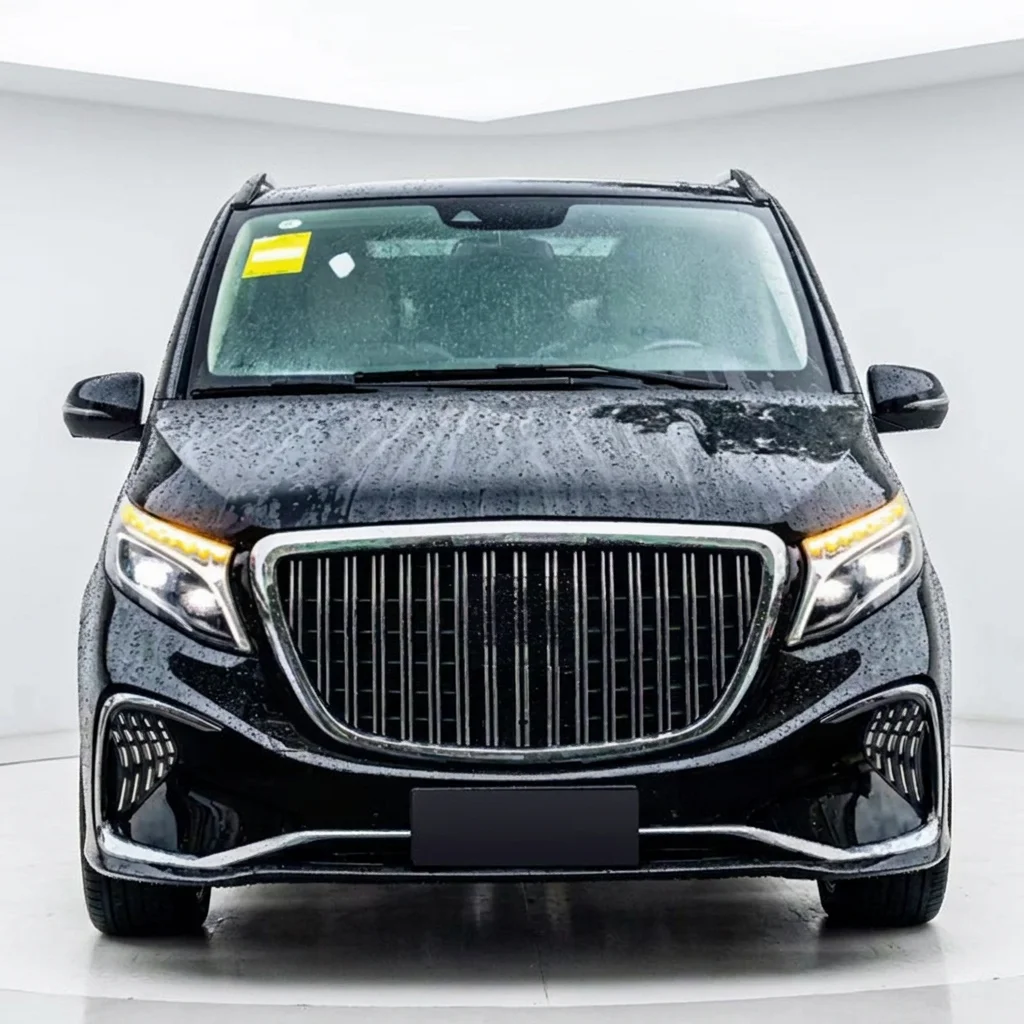 Modified Outer Surround Center Grid Front And Rear Bumper Headlights For Applicable To Mercedes-Benz V-class