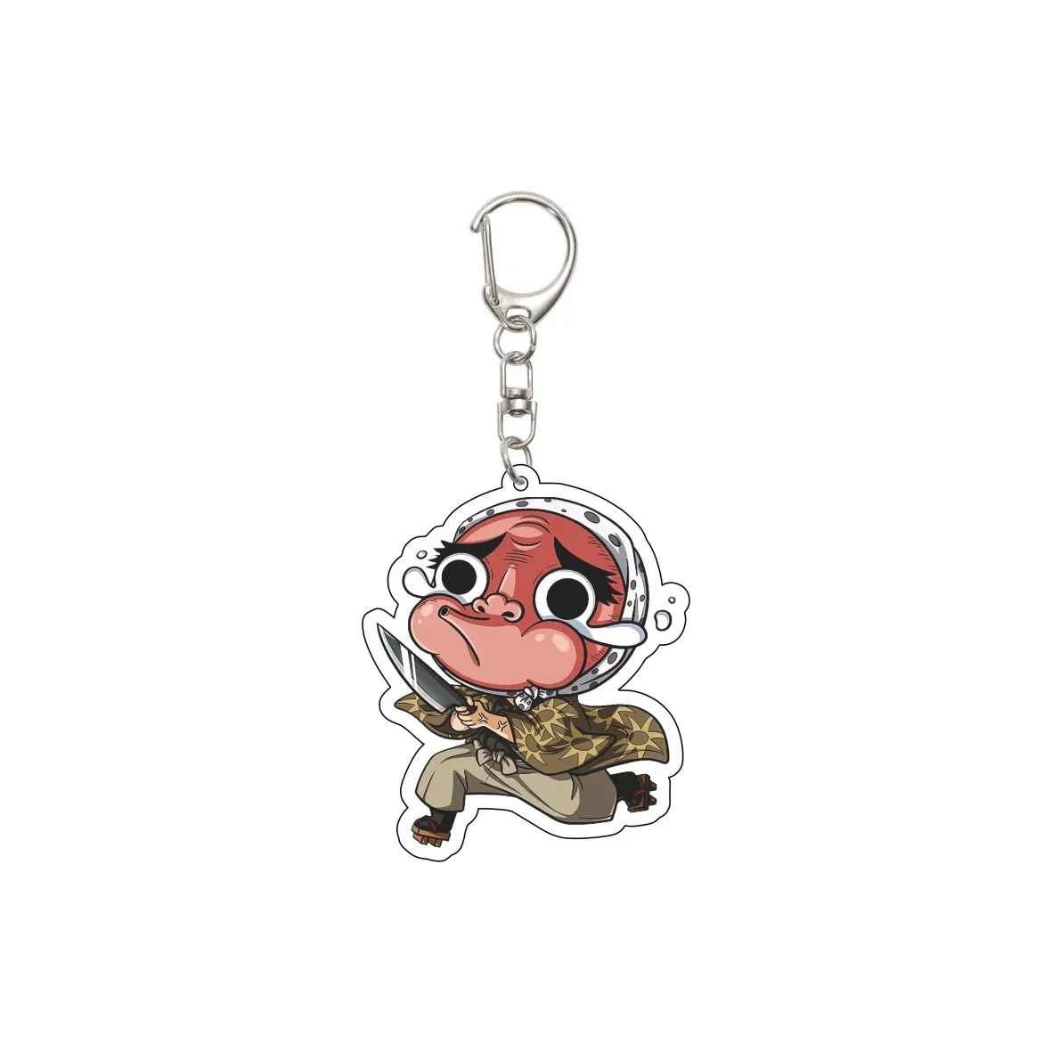 55MM Keychain Anime Demon Slayer Kamado Nezuko Kamado Tanjiro Tomioka Giyuu Kochou Shinobu Acrylic Key Chain Cute Chrismas Gifts - view 5