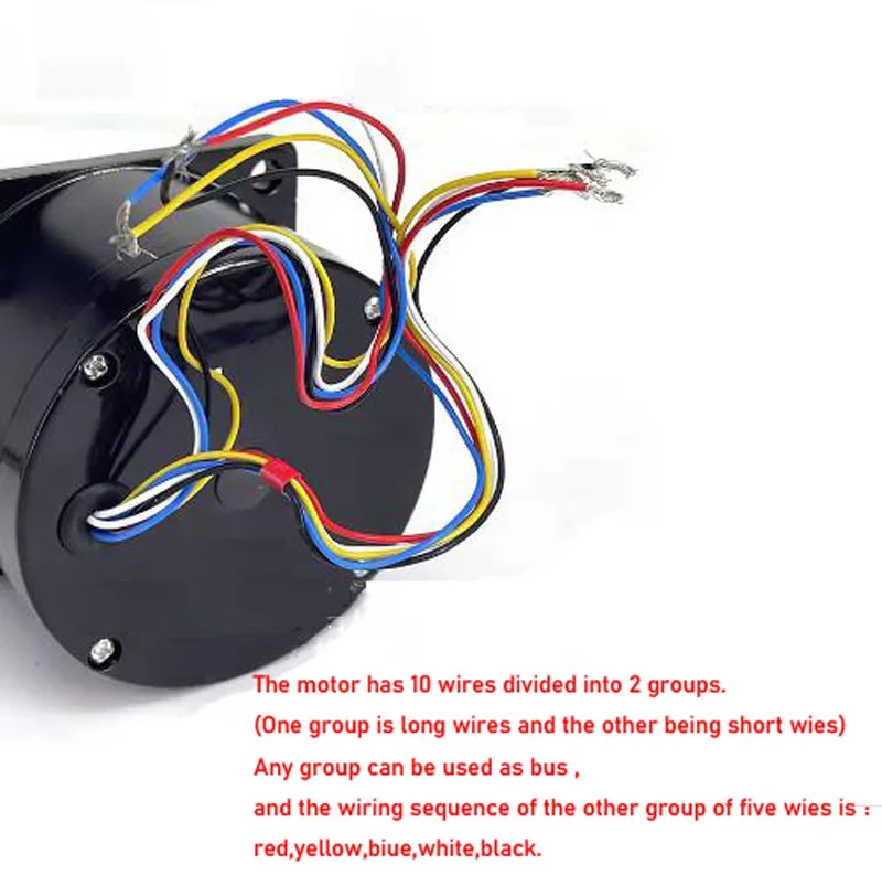 EDM Wire Cut 90bf006 Stepper Motor 24V With 6/10 Wires 5 Phase for Wire Cutting Machine 1pc