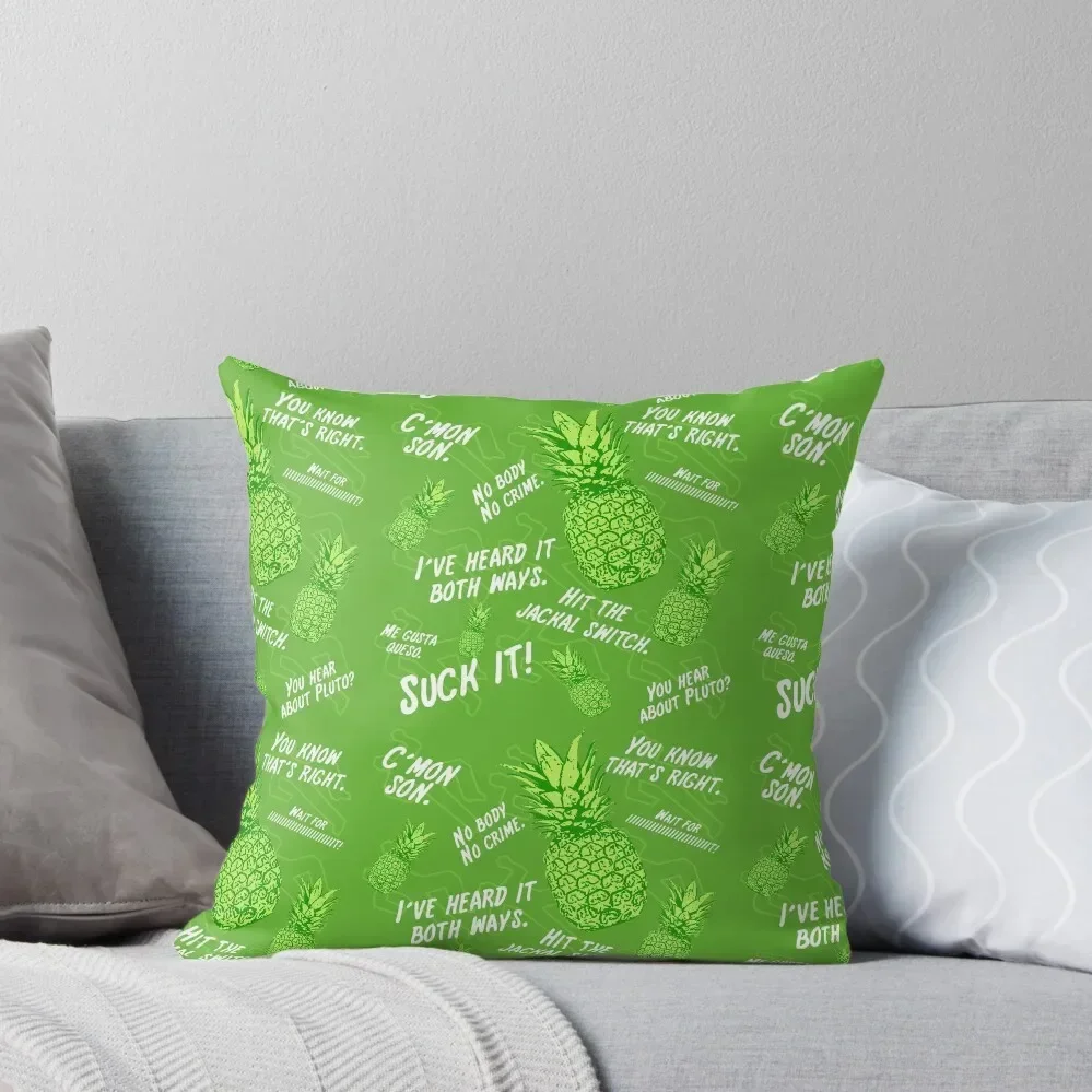 Psych Pineapple Hawaiian Print Throw Pillow Sofa Pillow Cover Luxury Sofa Cushions pillow