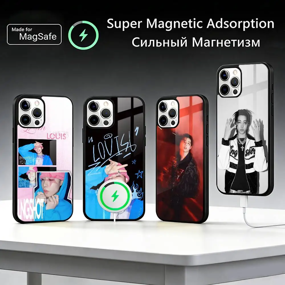 

Louis LNGSHOT Phone Case For iPhone17,16,15,14,13,12,11 Plus,Pro Max, New Magnetic Wireless Charging