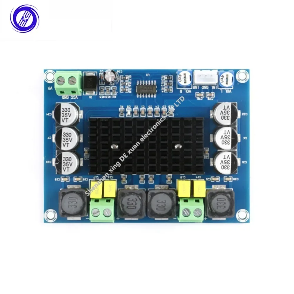 1pcs XH-M543 TPA3116D2 Dual Channel Stereo Digital Audio Power Amplifier Board Module High Power 2*120W 120W+120W Class D