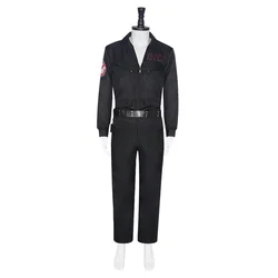 Ghostbusters: Frozen Empire Cosplay Lucky Domingo Black Jumpsuit Costume Outfits Halloween Carnival Fancy Suit